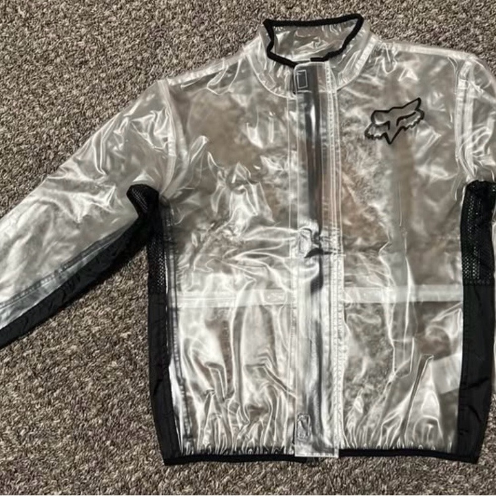 Fox Clear Jacket with Black Logo